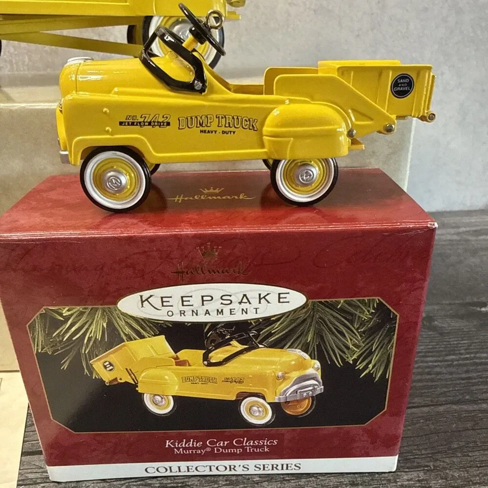 Hallmark Kiddie Car Classics Murray Dump Truck 1992 w/box And Matching Ornament